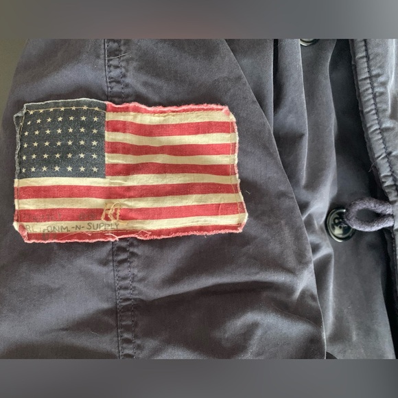 Ralph Lauren Denim & Supply Men's Navy Blue Down/Feather Insulated Parka - XL - Picture 8 of 12